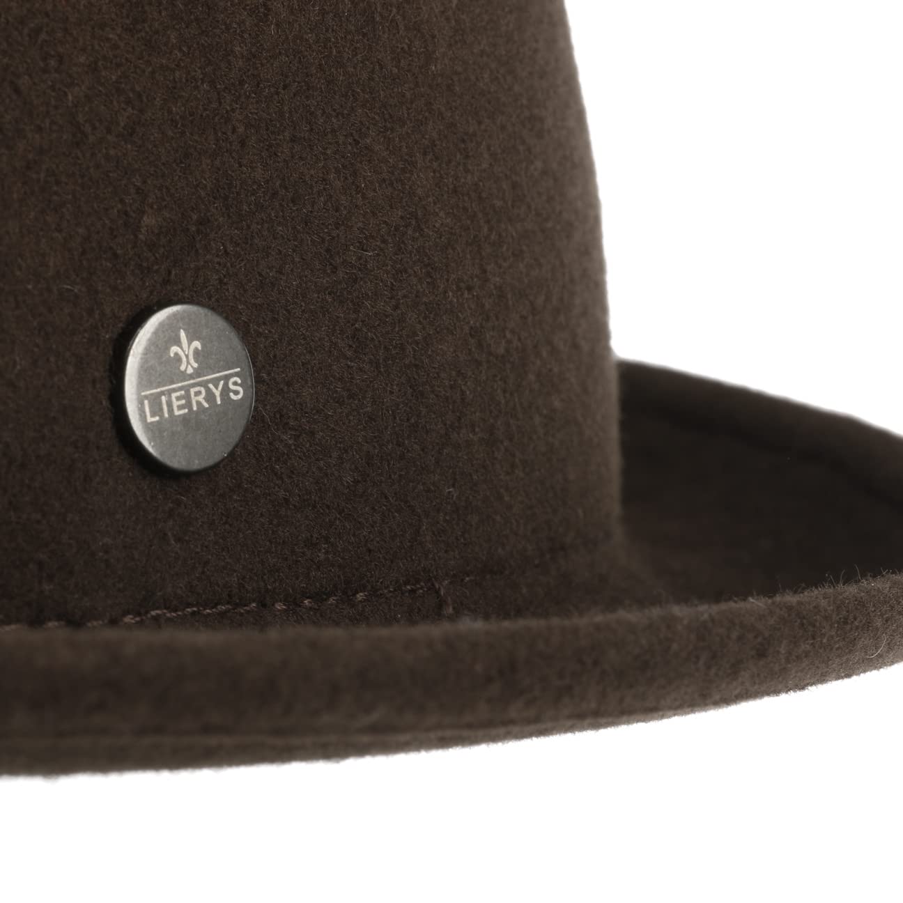 LIERYS Blank Pork Pie Ladies Men Cappello in Feltro Idrorepellente Schiacciabile Lana Estate Inverno