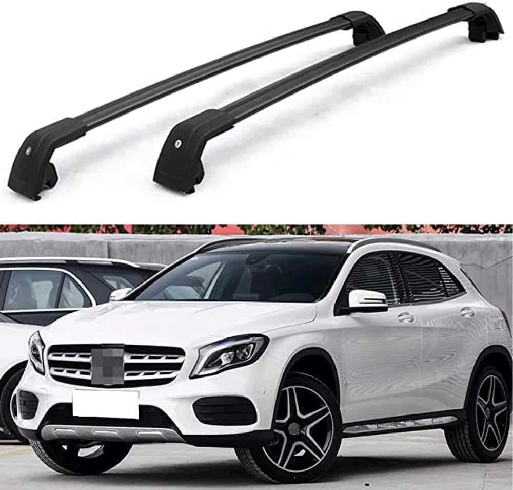 Barres de toit Benz GLA X156 pour fixer facilement votre coffre de voiture