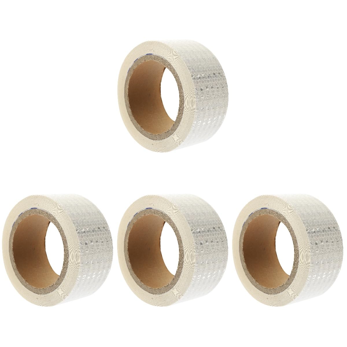 Cabilock 4 Rollen Reflektierendes Band auto klebeband reflektierendes Warnband reflektierendes Sicherheitsband Sicherheitswarnband Sicherheitswarnreflektor Reflexionsband PVC