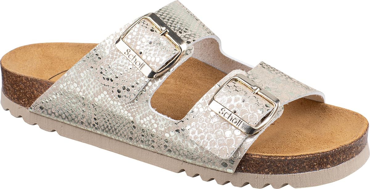 Scholl Women's Josephine Sandal, Gold, 8 UK