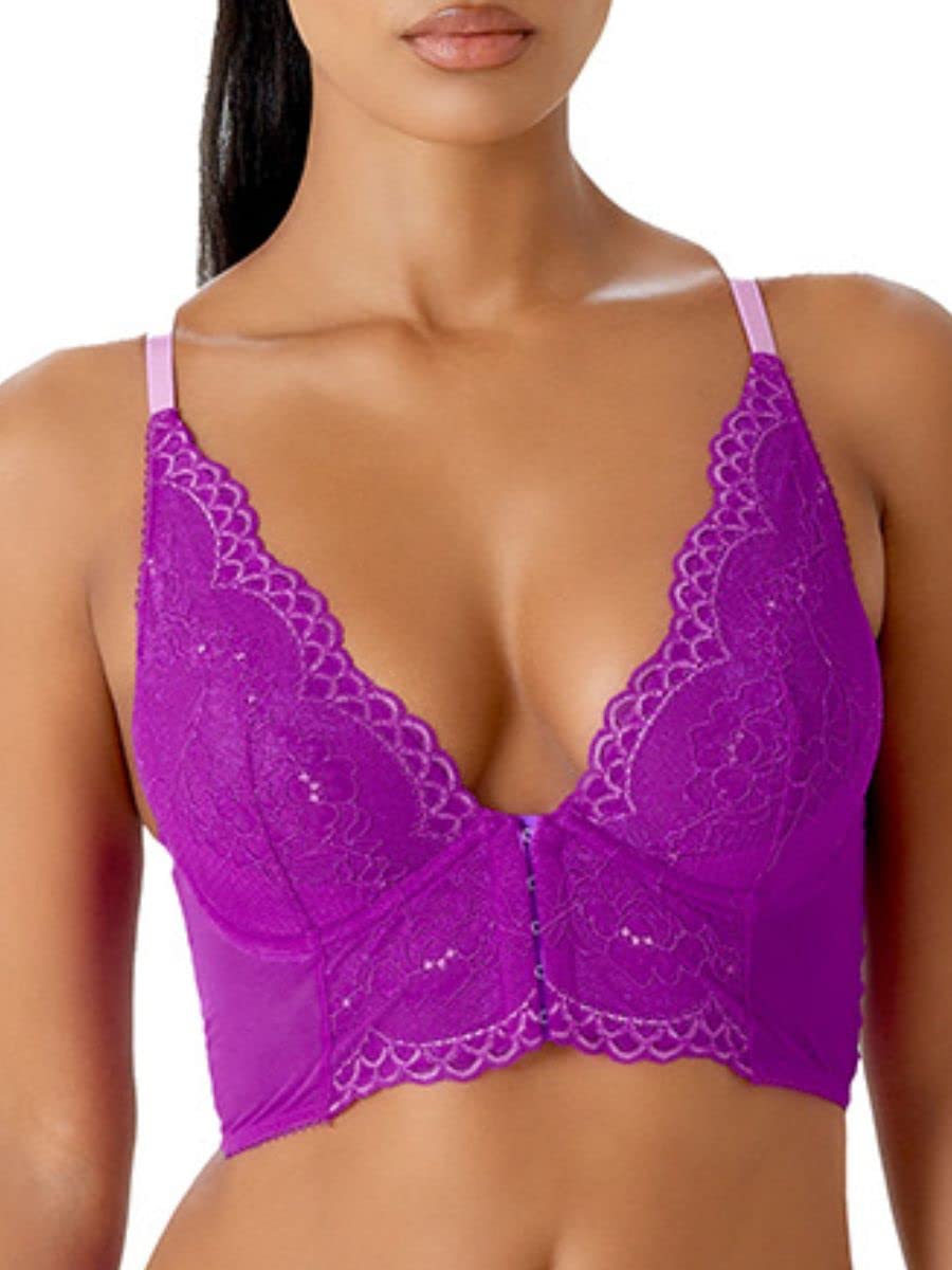 Gossard Superboost Lace Deep V Bralet Orchid 44D