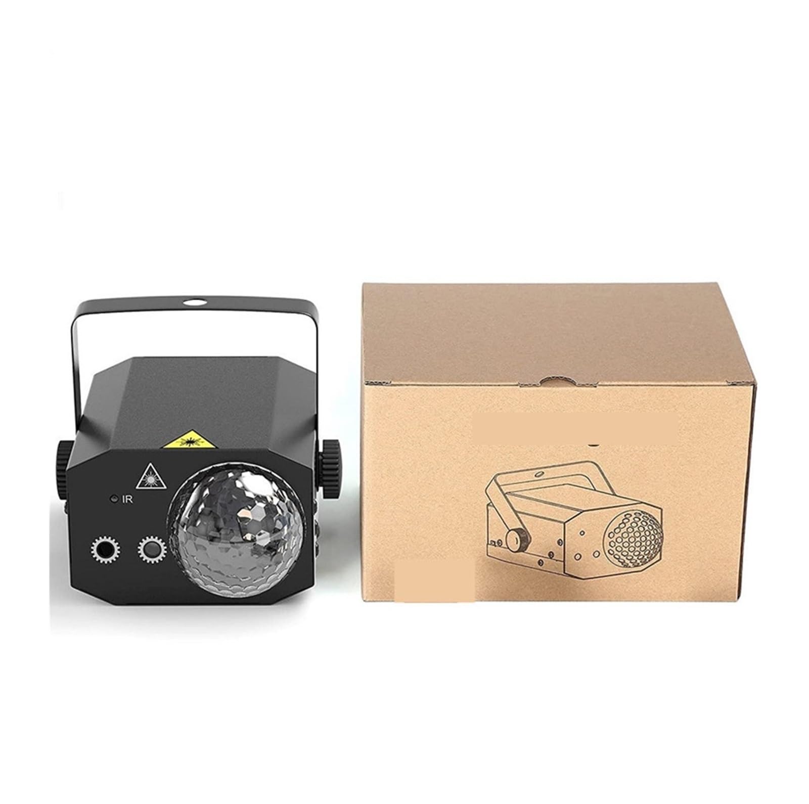 EDEDE Strobo Discoteca, Luci da Festa Dj Disco Ball Light Pattern Projector Sound Activated Dance Birthday Bar Decorazione Natalizia for Matrimoni per Feste da Ballo DJ di Compleanno Karaoke