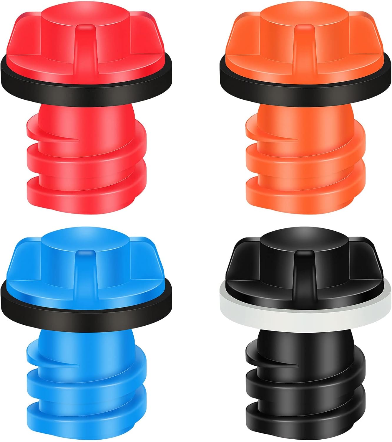 4 Pcs Cooler Drain Plug Replacement Compatible with Most