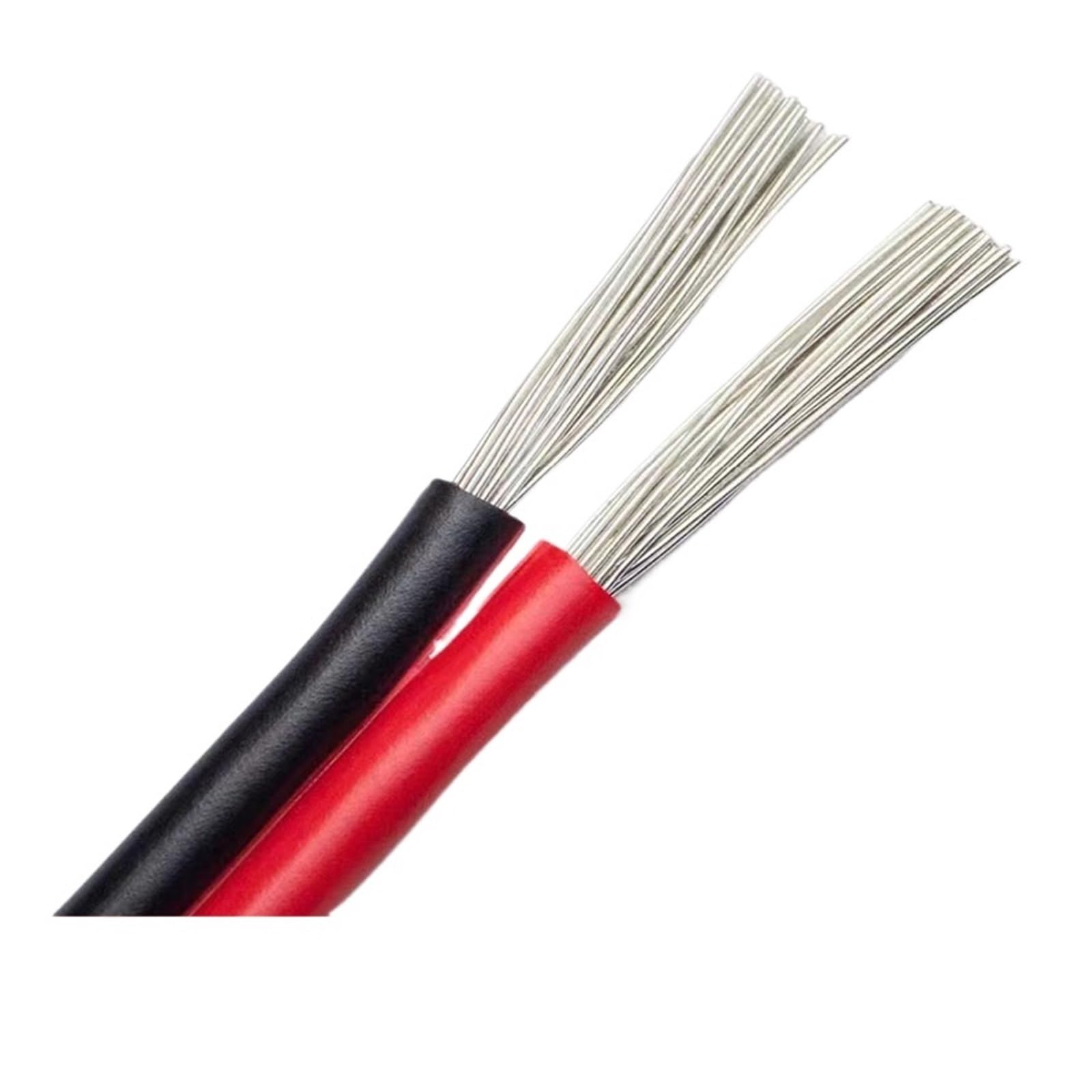 Przewód przedłużający z miedzi cynowanej 30-16 AWG, 2-żyłowy, 80°C, 300 V, PVC, łączący, czerwony i czarny(40M_20 AWG)