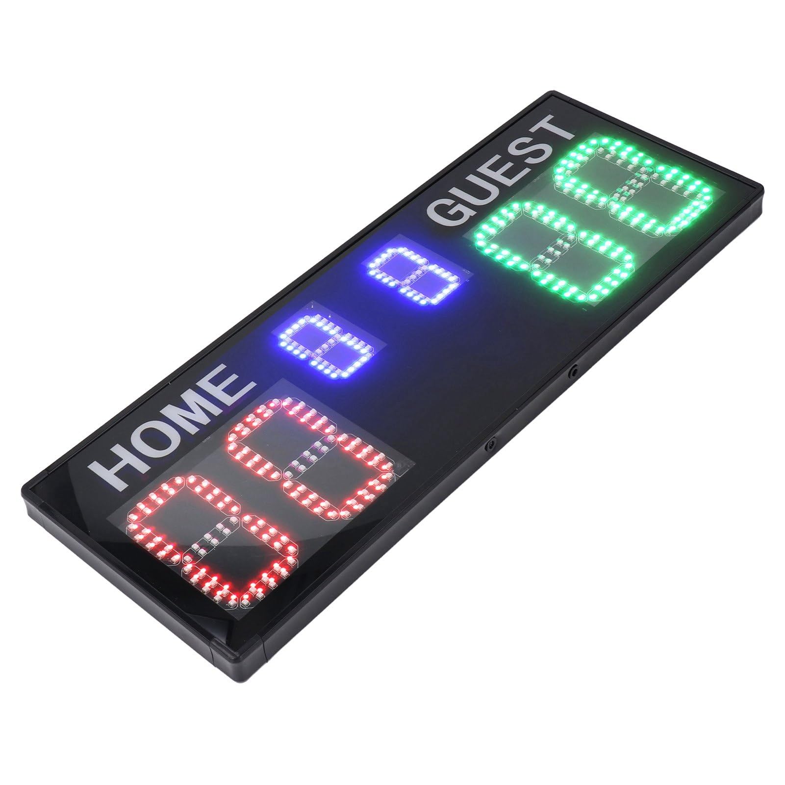 Tabellone Segnapunti Elettronico a LED, Display a LED Luminoso a 6 Cifre 1-99 Segnapunti Digitale con Telecomando, Tabellone Elettronico per Pallacanestro per Pallavolo, Basket, Calcio