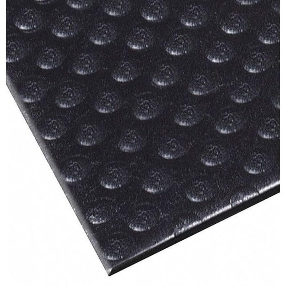 NoTrax 417 Bubble Sof-Tred - Alfombrilla de seguridad y antifatiga con esponja de PVC Dyna-Shield, para áreas secas, 3 pies de ancho x 12 pulgadas de largo x 1/2 pulgadas de grosor, color negro