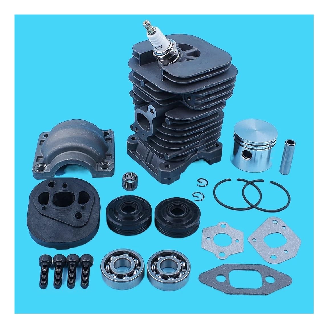 Kit joints cylindre vilebrequin tronçonneuse 2550 anti fuite moteur 41mm