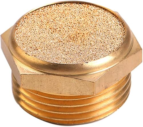 Beduan silenciador neumático de bronce sinterizado, 34" NPT macho silenciador de aire de 34"