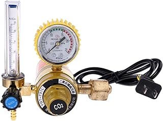 Regulador CO₂ Regulador de pressão de CO2 Redutor de pressão de dióxido de carbono Aquecimento elétrico Medidor de pressão aquecido Para jardins