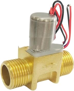 Brass G1/2 inch miniature Induction sanitary ware bistable water control pulse solenoid valve, energy saving211C