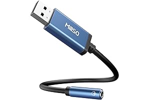 MillSO USB 3.5mm External Audio Adapter: Enhanced Sound, Unrivaled Versatility