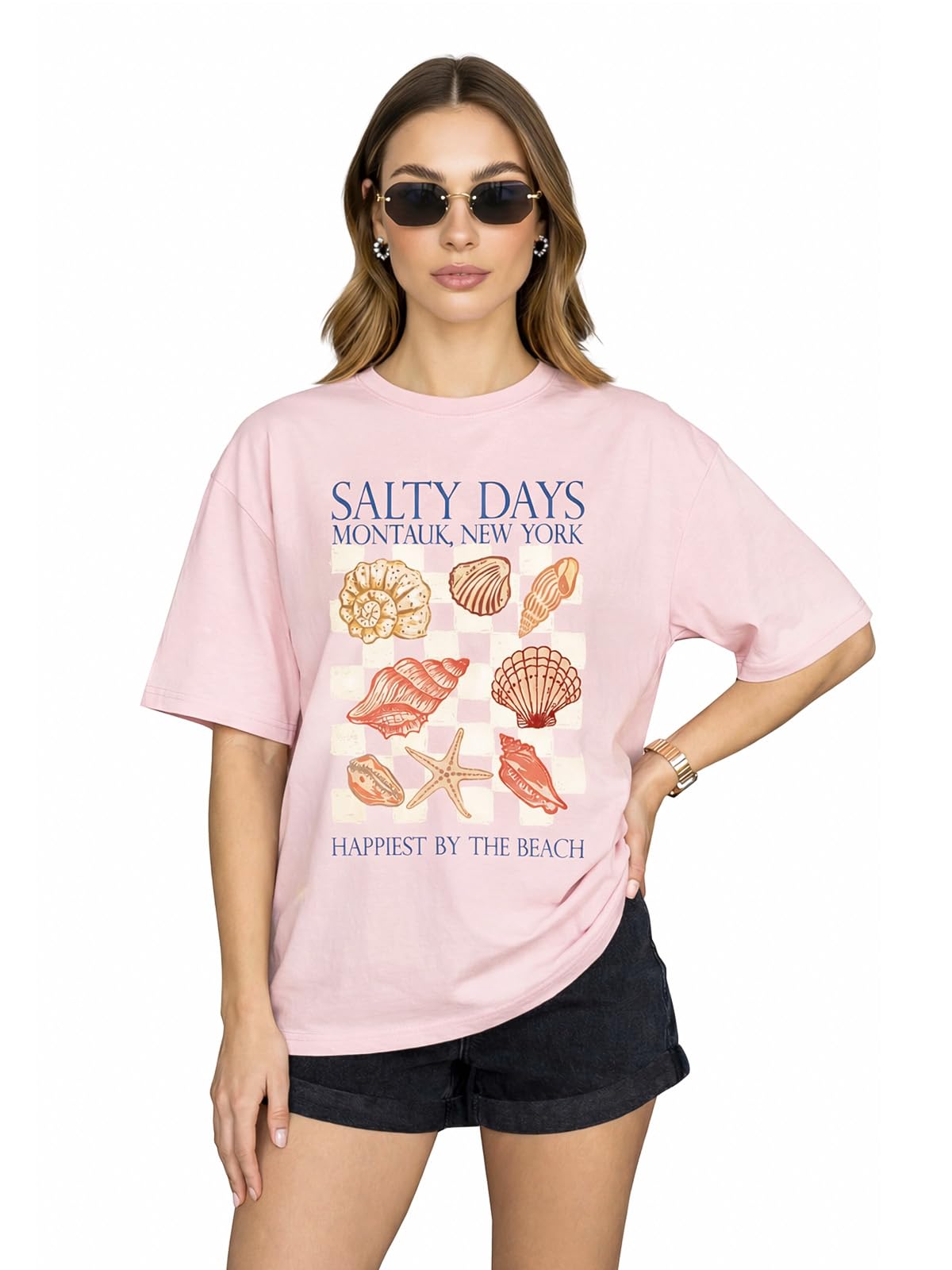 Women’s Oversized Graphic T-Shirt Soft Cotton, Relaxed Fit Casual Streetwear Tee, Trendy Baggy Style, Comfortable Everyday Wear (Sizes S–2XL)-image-33