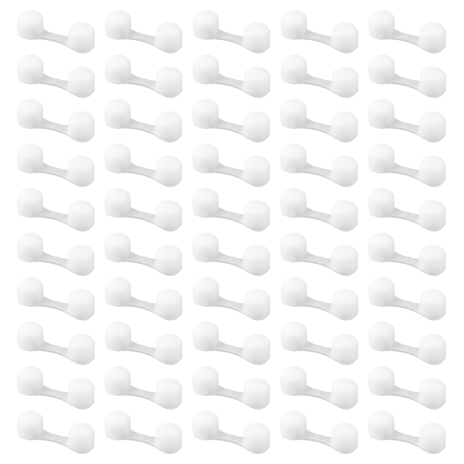 SYEYCW 50 Pcs Nose Plug Filter, Softness Sponge Nostril Filters, Nose Plug for Allergies and Dust, Sunless Spray, Airbrush Spray, Outdoor Dust, Construction Areas, for Women and Men
