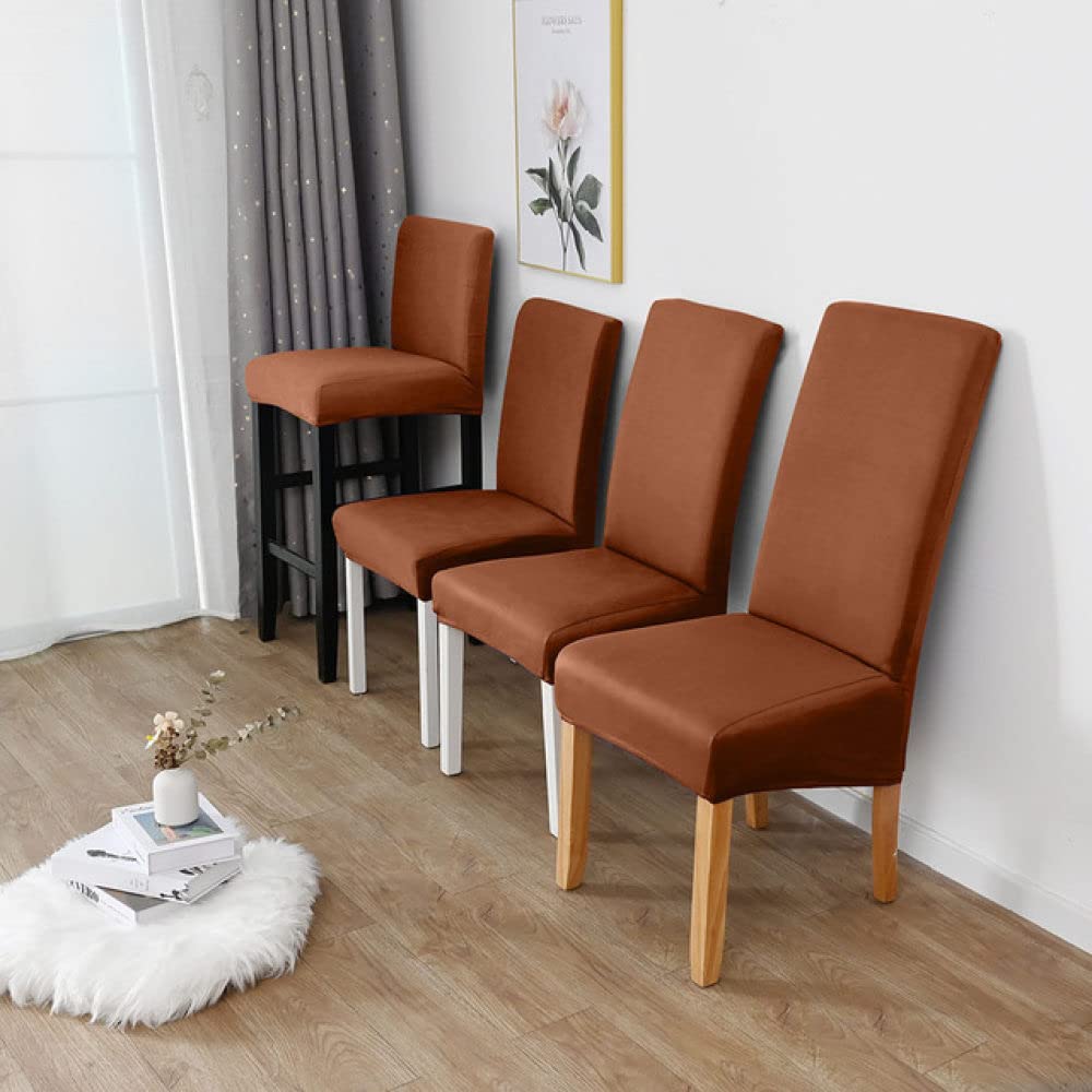 Streç Parsons Slipcovers etek süper Fit Spandex sandalye koltuk koruyucusu kapak Streç Parsons Slipcovers etek süper Fit Spandex sandalye koltuk koruyucusu kapak