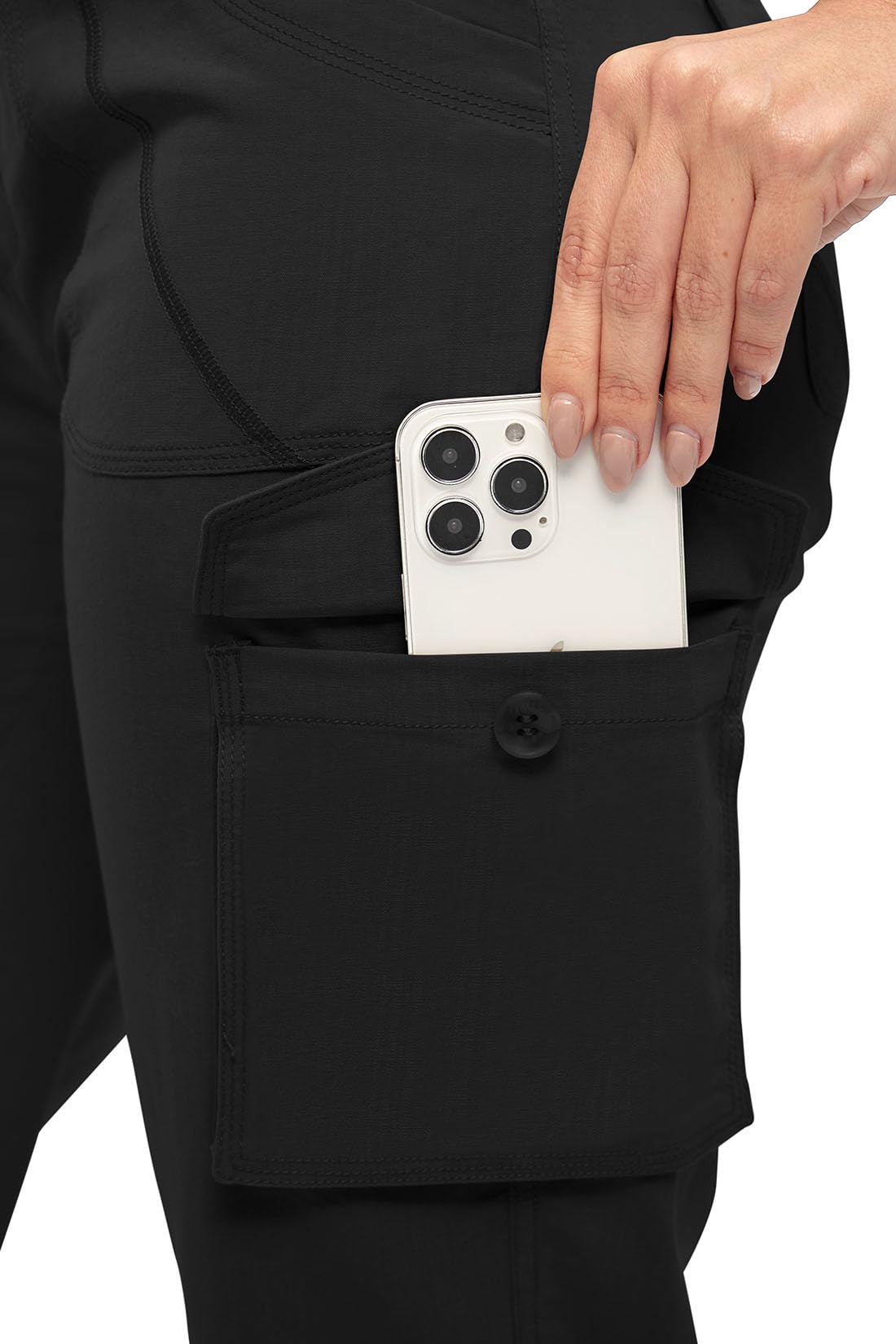 YSENTO Pantaloni estivi da donna, 3/4, pantaloni cargo leggeri, elasticizzati, da trekking, funzionali
