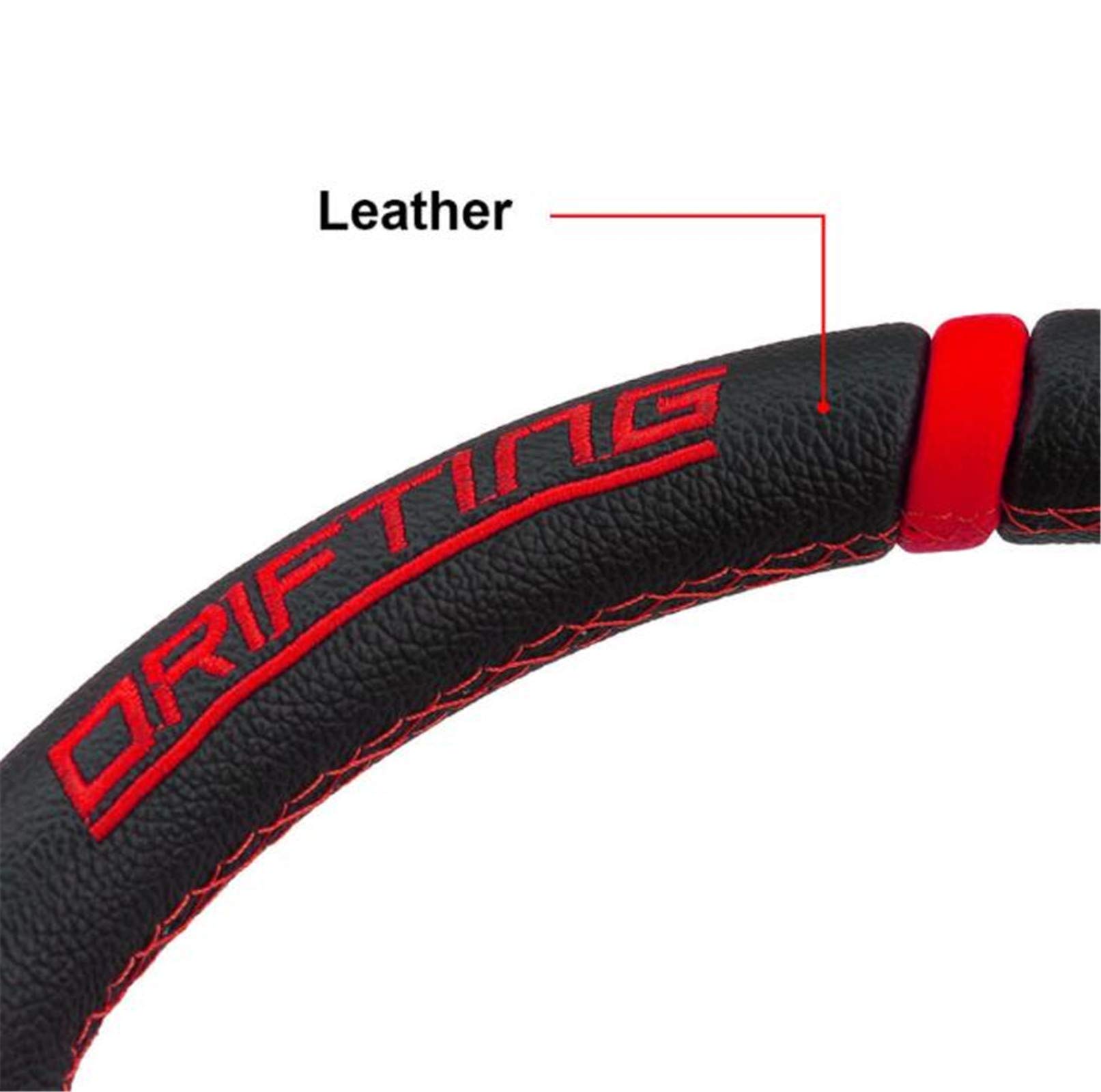 Volante Da Corsa Sportivo 35cm Universale - Pelle E Alluminio | Per Auto Modificate Con Design Antiscivolo