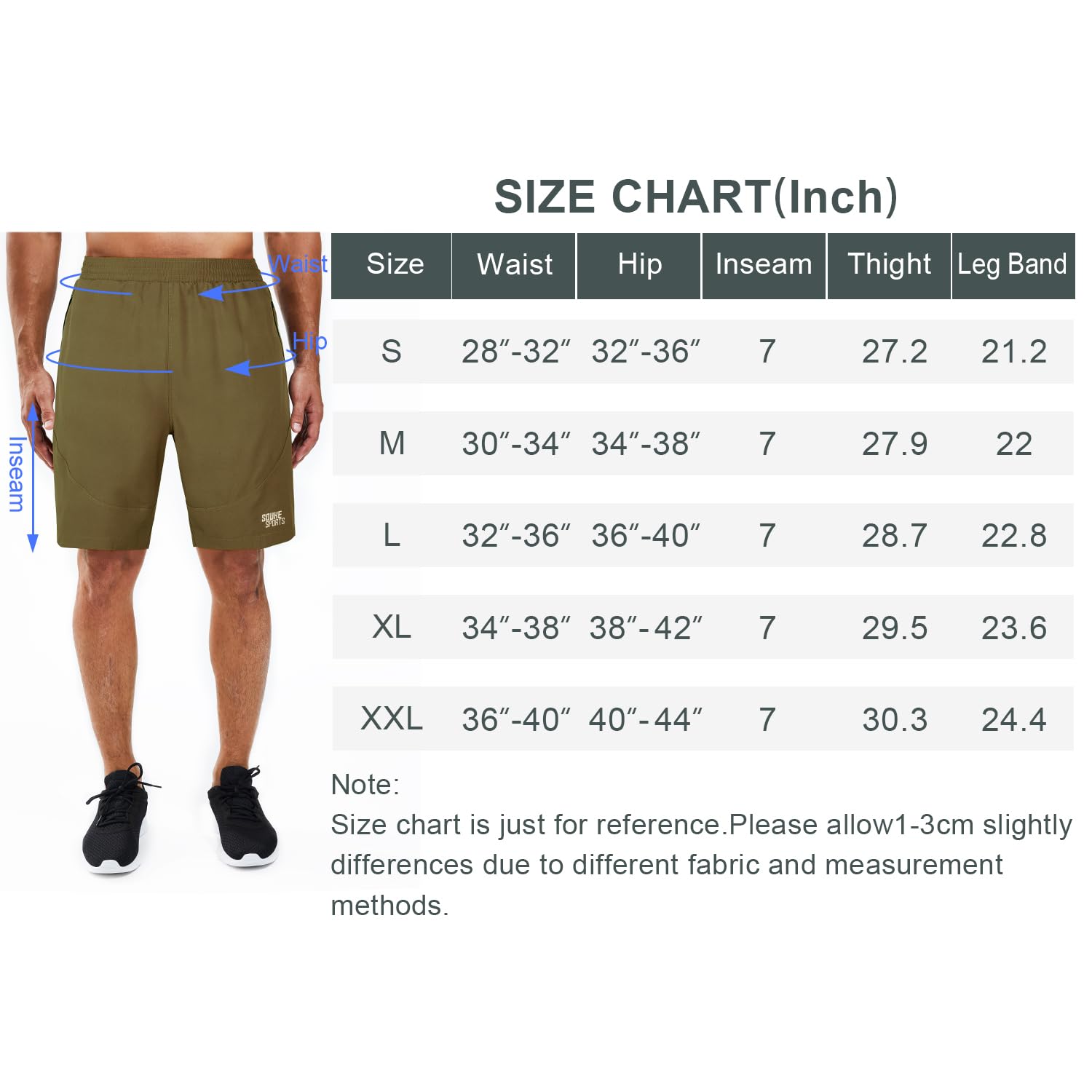 Souke Sports Shorts de corrida masculino 2 em 1 para treino 17,78 cm secagem rápida academia shorts atléticos forro bolsos com zíper em promoção! Veja a oferta e mais achadinhos de Shorts & Bermudas 6 Hoje é o melhor dia para comprar Souke Sports Shorts de corrida masculino 2 em 1 para treino 17,78 cm secagem rápida academia shorts atléticos forro bolsos com zíper com aquele preço maroto! Promoção! Aproveite a oferta! 6