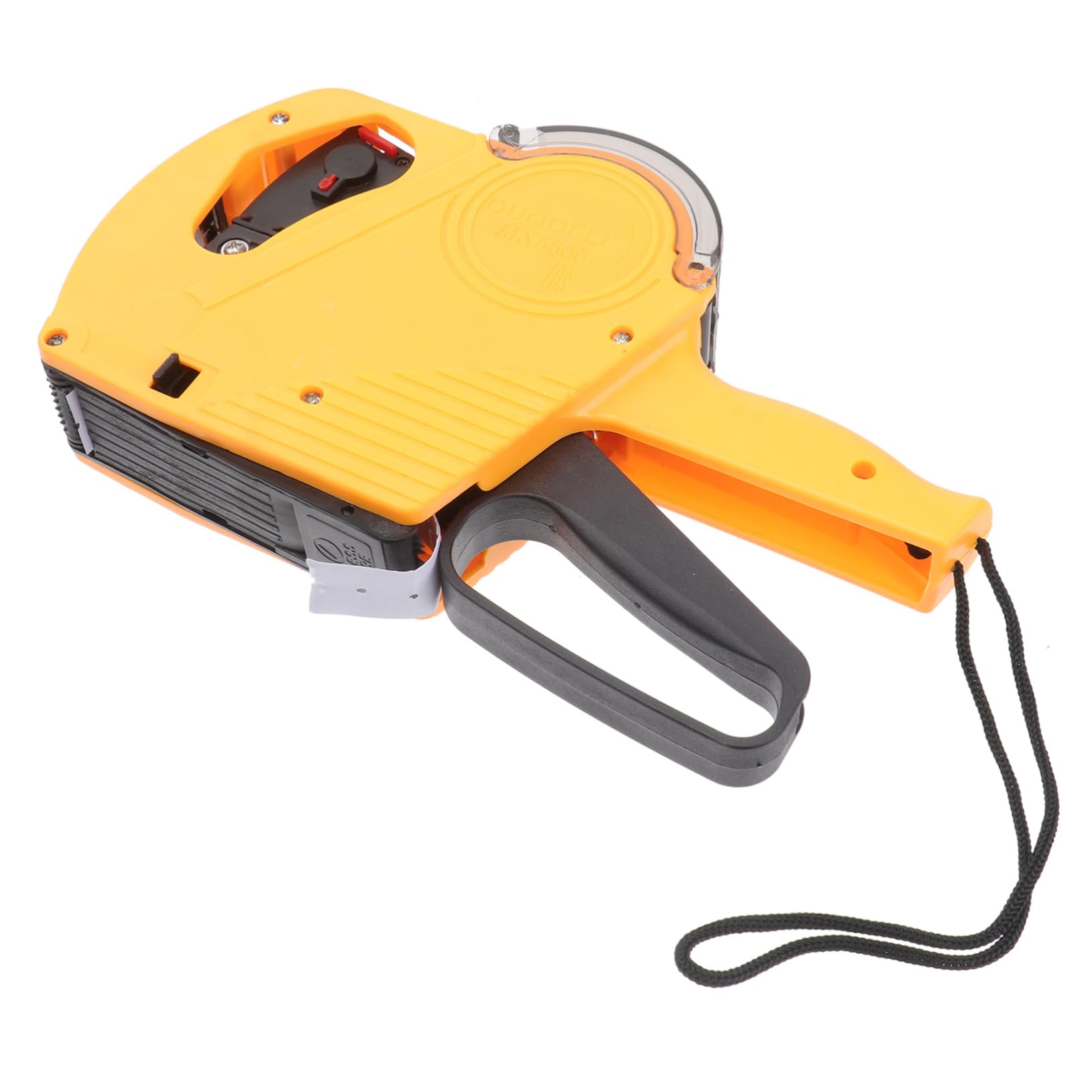 MUCKLILY 8 Marker Labeler Plastic Tag Maker for Home Office Small Business Yellow Pricing Labeling Tool for Retail and Grocery Store Use