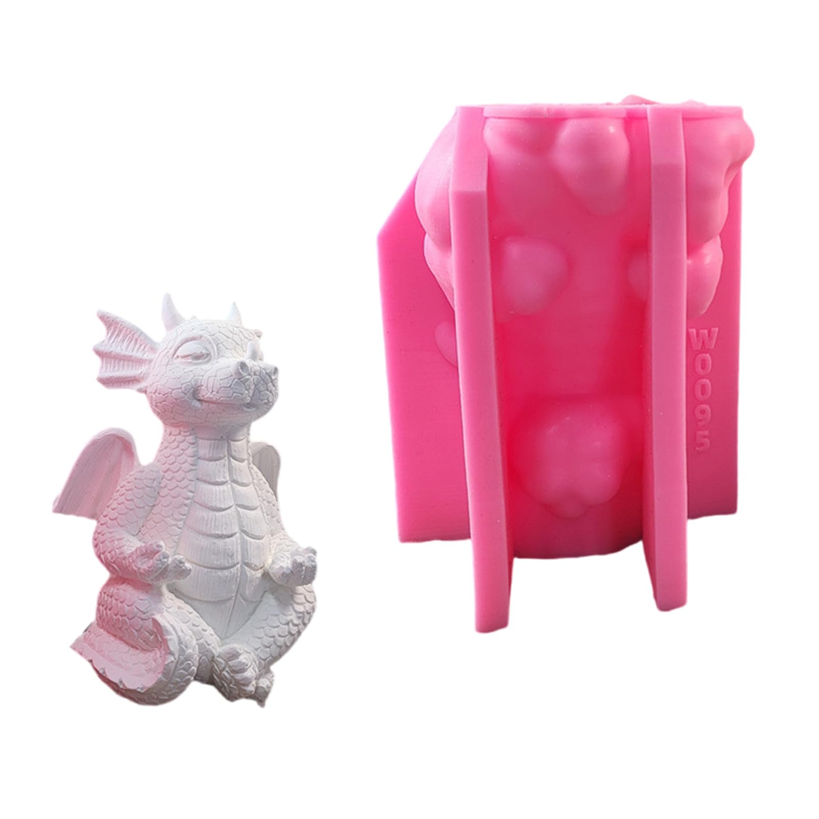 Moule en silicone de qualité alimentaire en forme de dragon pour projets de décoration de bureau, bijoux, outil facile à démouler