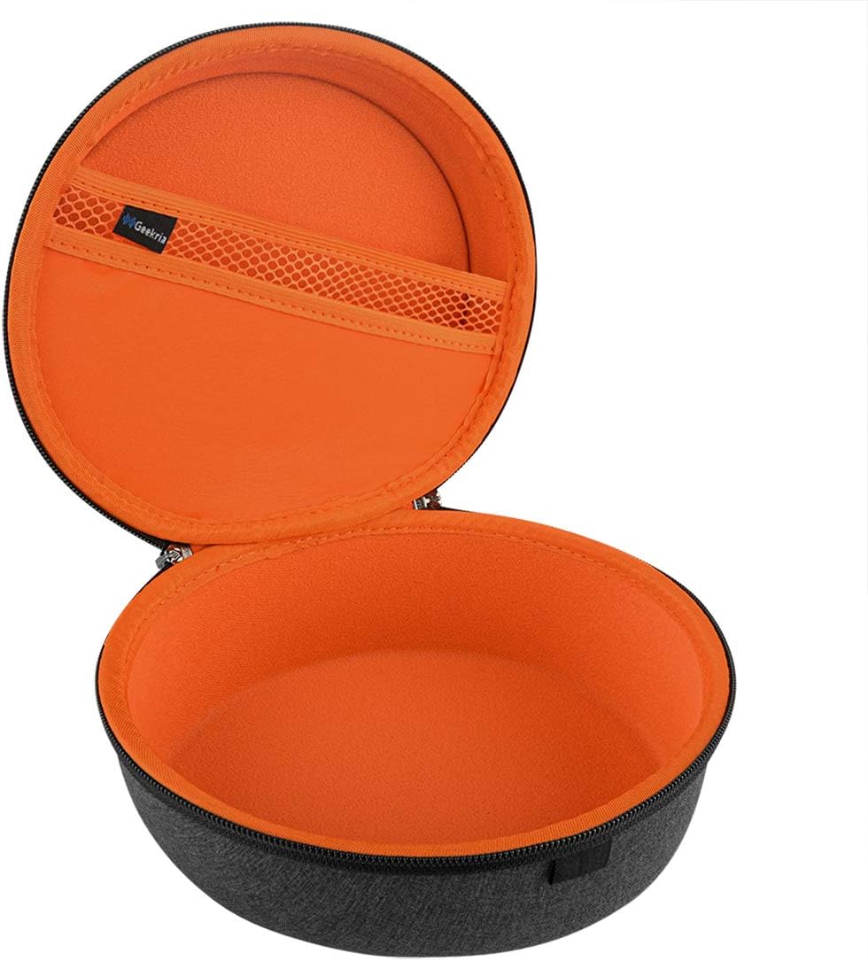 Geekria Shield Headphones Case Compatible with Sennheiser HD550, HD505, HD598, HD650, HD600, HD558, HD518, Replacement Hard Shell Travel Carrying Bag with Cable Storage (Dark Grey) - Image 2