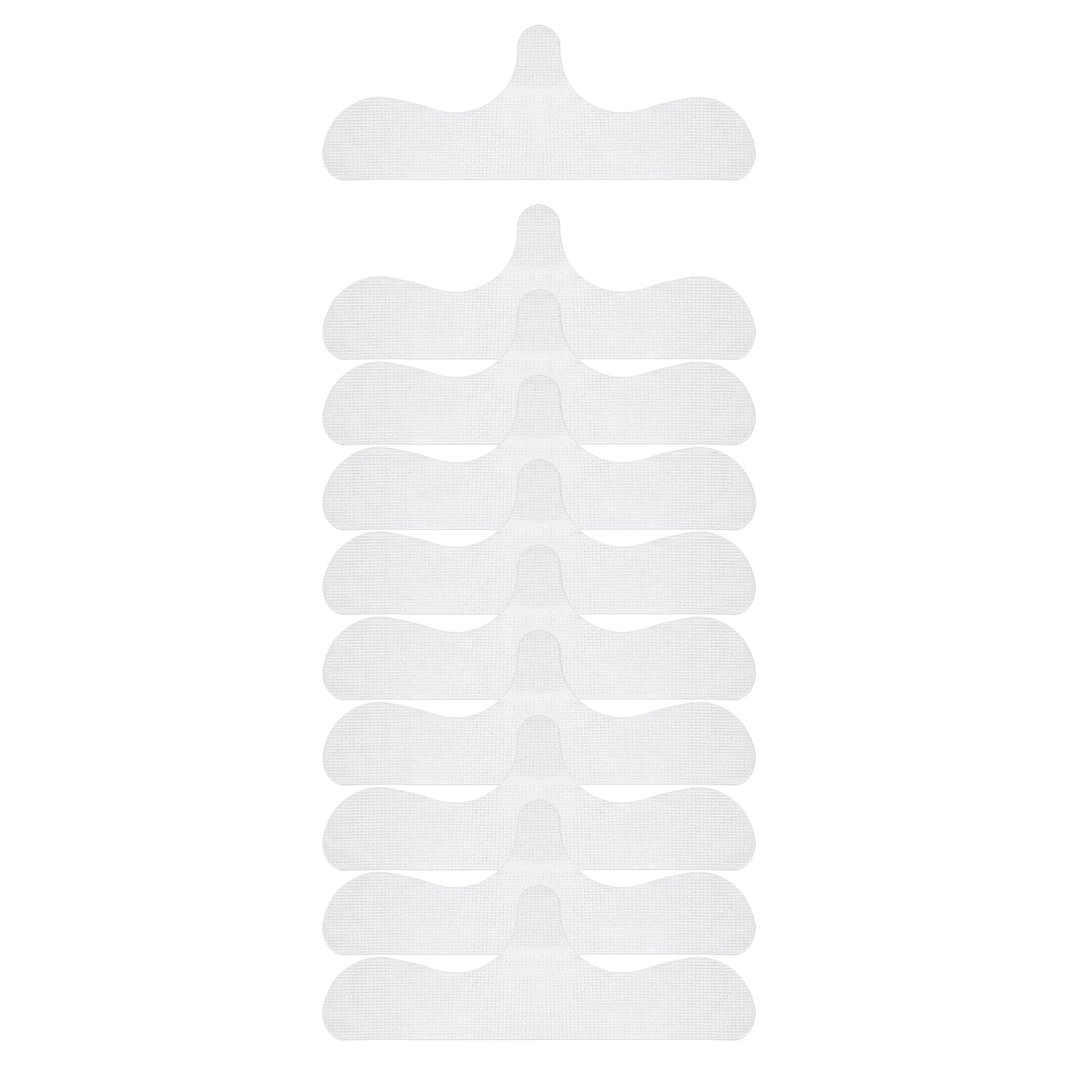 Forro de algodón para brasier, 10 almohadillas absorbentes de pecho, absorbe el sudor debajo del pecho, soporte cómodo, deja de frotar, absorbe la humedad, soporte fresco para mujeres sudando