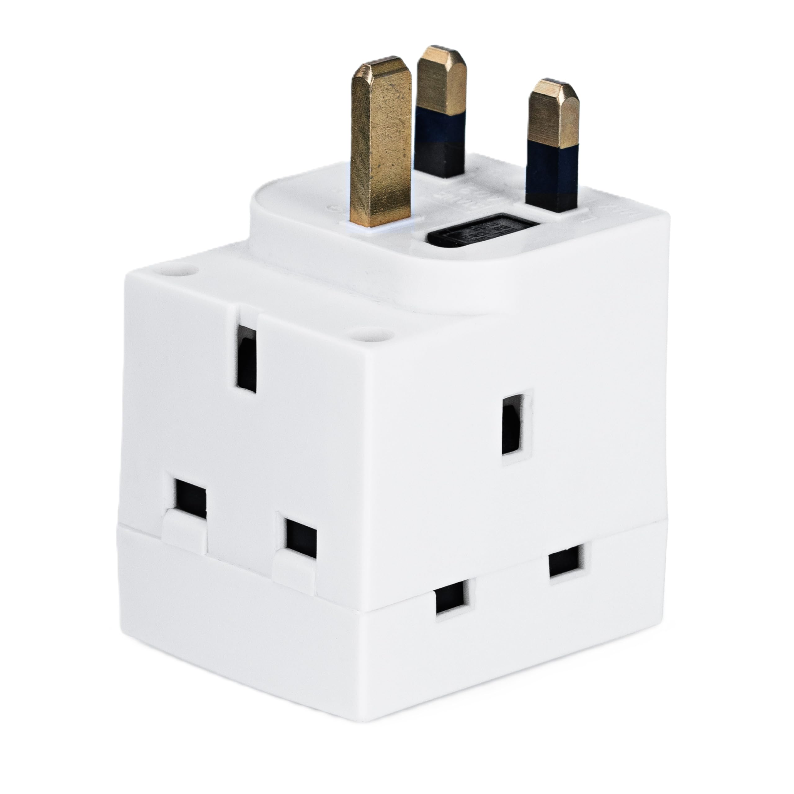 Maestro craft 3 Way Fused Adaptor White/triple Fused Mains Adapter from B&Q
