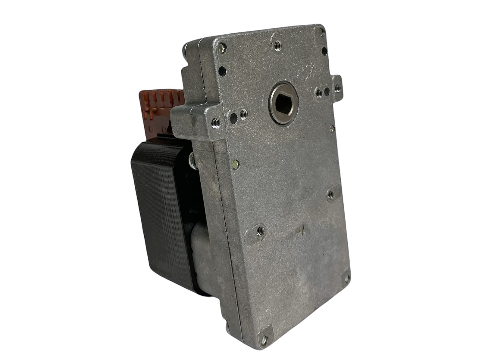 eRicambi, Motoriduttore K9117157 Kenta serie 911 per Stufe a Pellet, Velocità 5rpm, Pacco Lamellare 40mm, Ø Albero 8,5mm, Senso di Rotazione Oraria, Spianatura Doppia, Cadel Deville Eurofiamma Puros