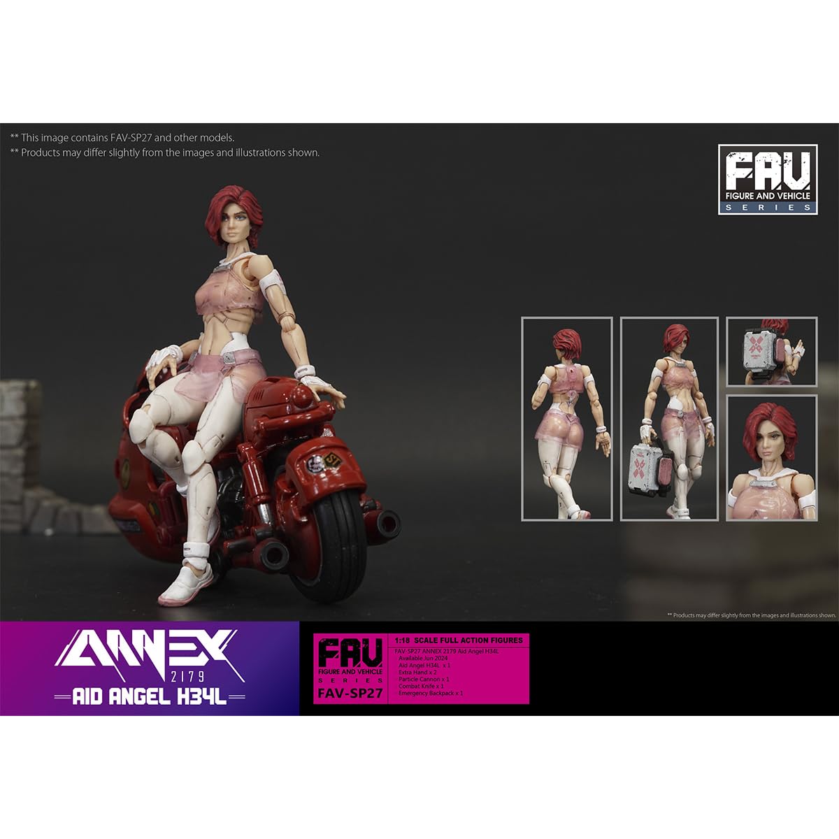HiPlay Toy Alliance Acid Rain World 1/18 FAV-SP27 Aid Angel H34L