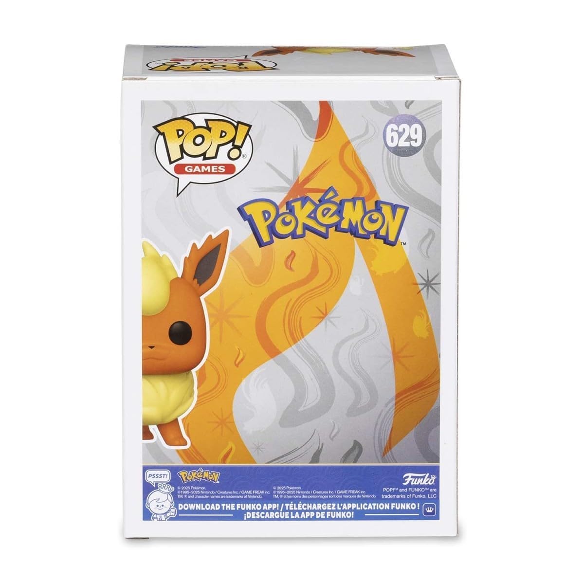 Funko Pop! Games: Pokémon - Flareon (Pearlescent Pokémon Center Exclusive) #629, Multicolor - Image 3