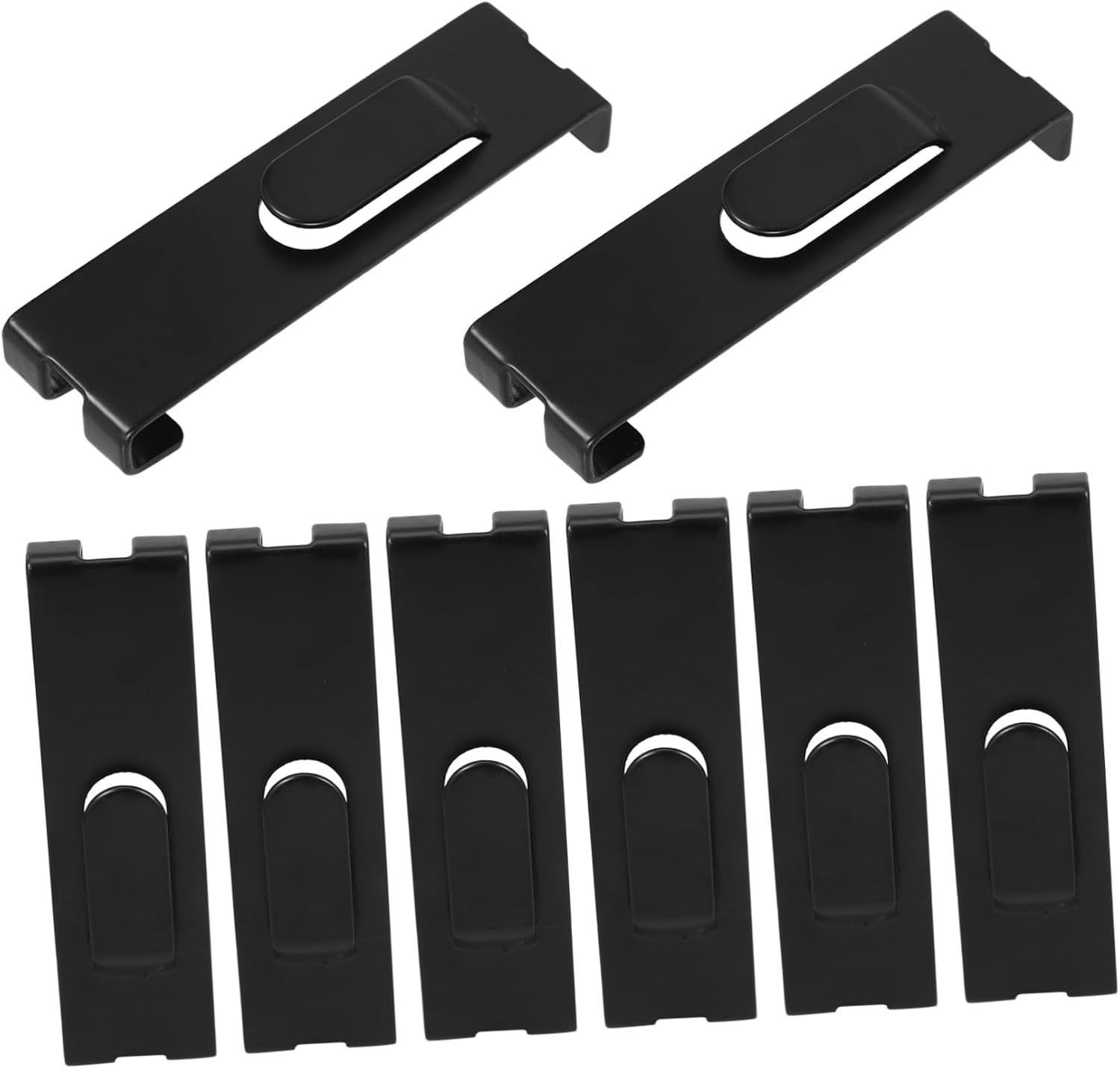 SHINEOFI 8Pcs Wall Hooks Sturdy Hanging Display Hooks with Notch Design for for Wire Grid Panels Home and Garage Use