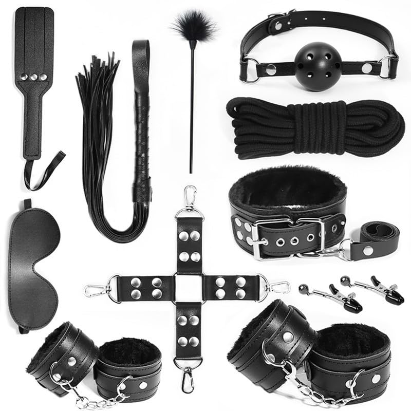 Juego Multifuncional Y Ajustable De Entrenamiento De Resistencia para La RecepcióN De BéIsbol, Accesorios De Resistencia para Los Brazos (Negro, 11 Piezas) - Q-ES