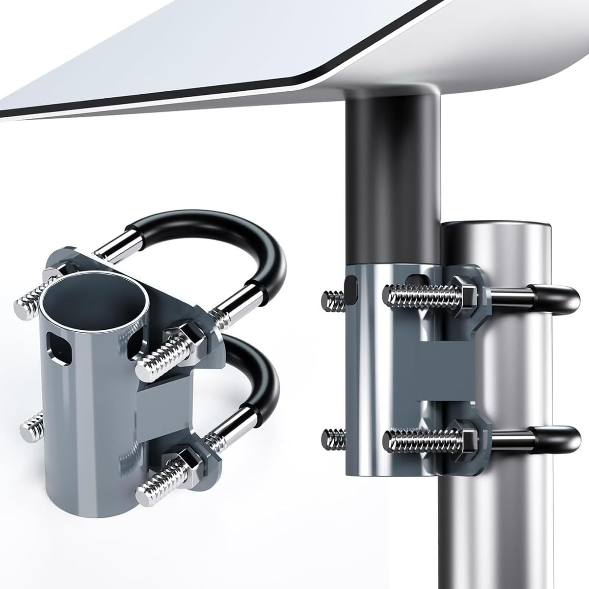 Sarini Palo di Montaggio Starlink per Kit Internet Starlink Satellite Portatile Staffa di Montaggio Starlink Supporto per Yacht da Viaggio per Camper da Campeggio sul Tetto