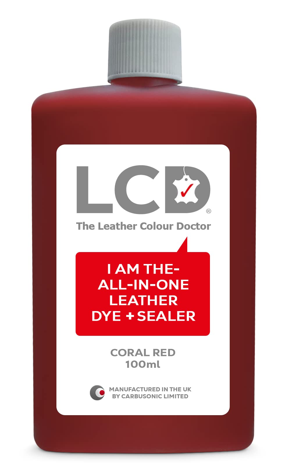 LCD All-in-One Leather dye & Sealer - Repair & Restore Paint, Permanent Colour for Sofas, Shoes, Handbags, Clothing, self Sealing 100ml by The Leather Colour Doctor (Grey) — view 37