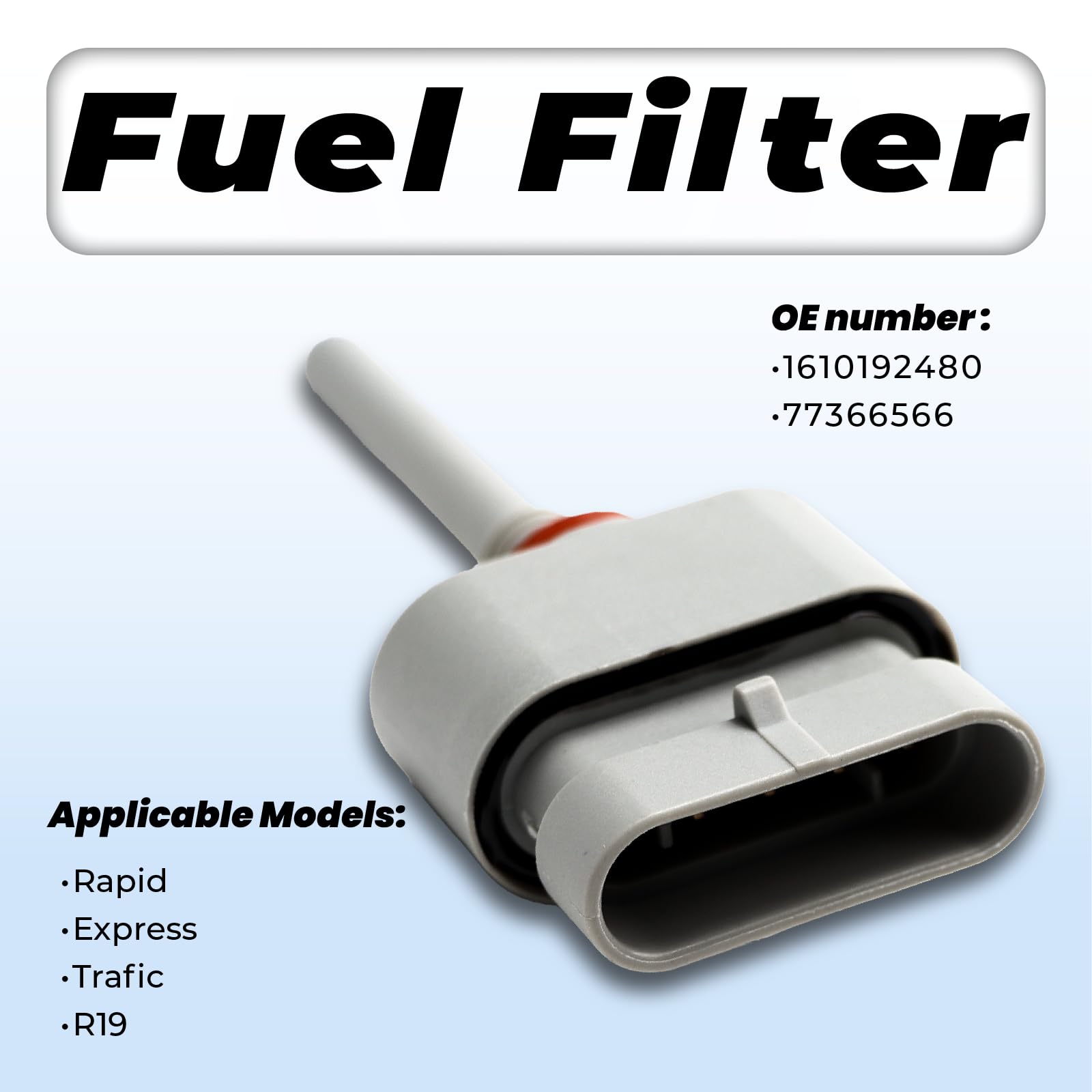 Capteur de Filtre Eau Carburant pour Filtre Carburant Compatible Jumper Boxer Ducato 1610192480 77366566