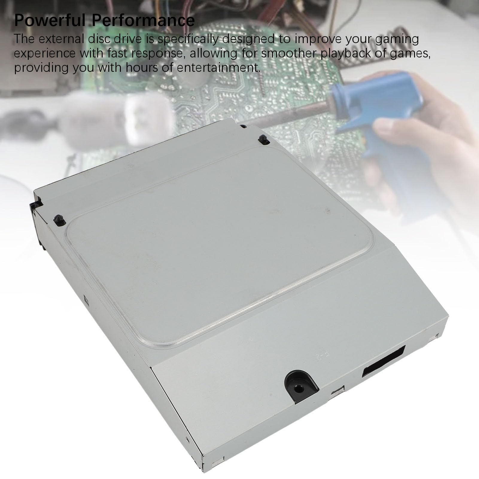 ASHATA Unidad de DVD BluRay para Consolas Fat CECHK01 KEM410ACA KES410A, Reemplazo de Unidad de Disco óptico Externo
