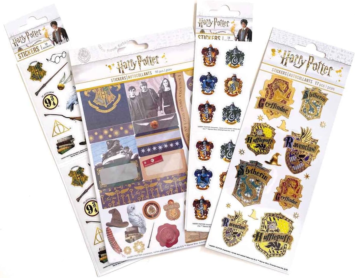 Paper House Productions SET0007 Harry Potter Planner Sticker Bundle includes Weekly Kit Micro Stickers, Enamel Stickers