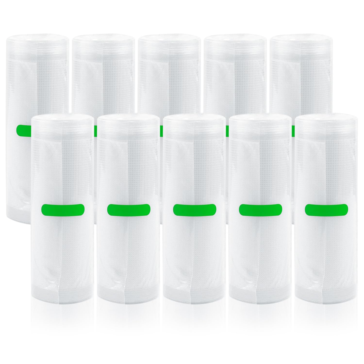 Tube en polyéthylène basse densité lot de 10 rouleaux transparents pour emballage 40m