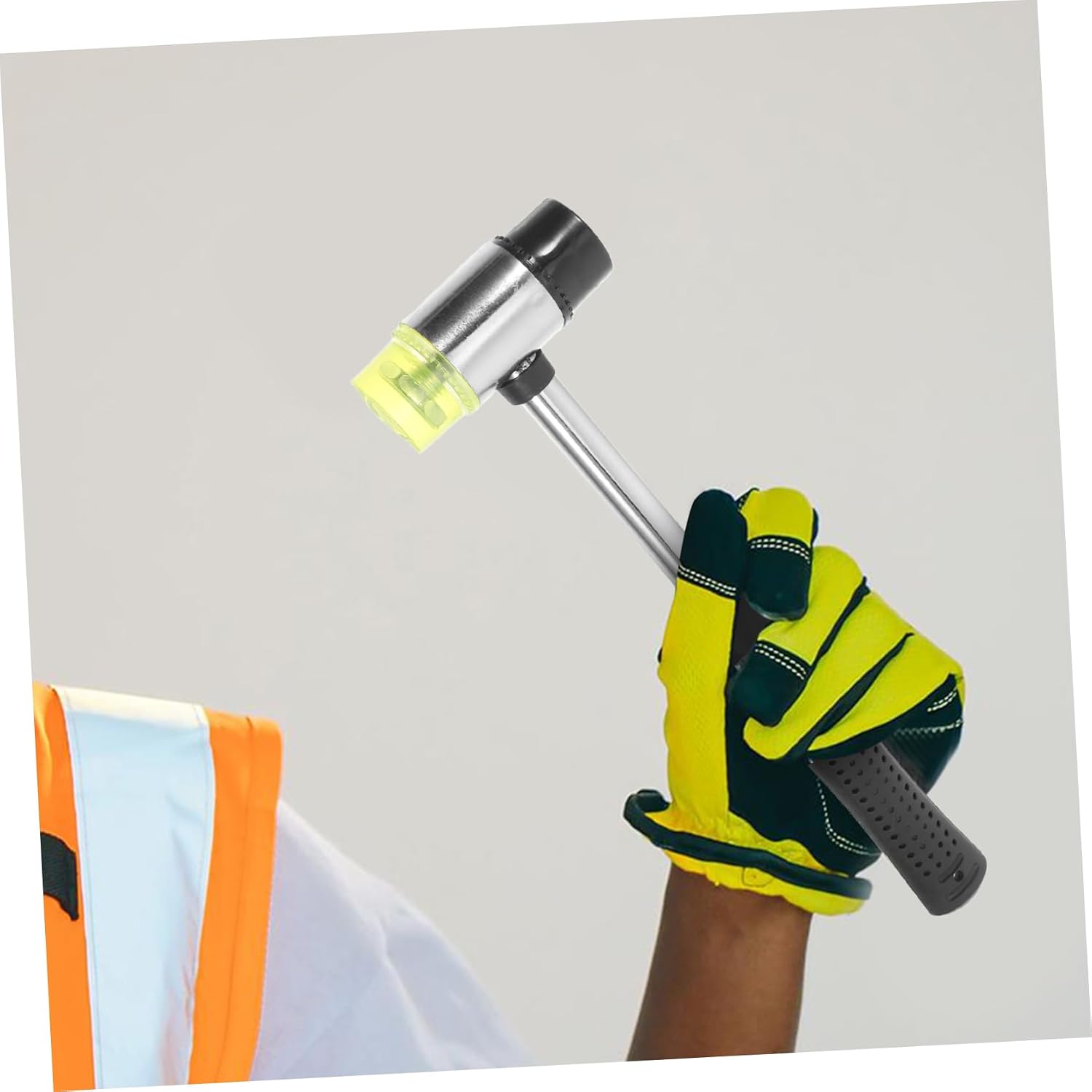 Zerodeko Non- Rubber Hammer for Tiling and Flooring Installation Craft Tool for Woodworking and Heavy-duty Projects Mallet for Accurate Tile Placement