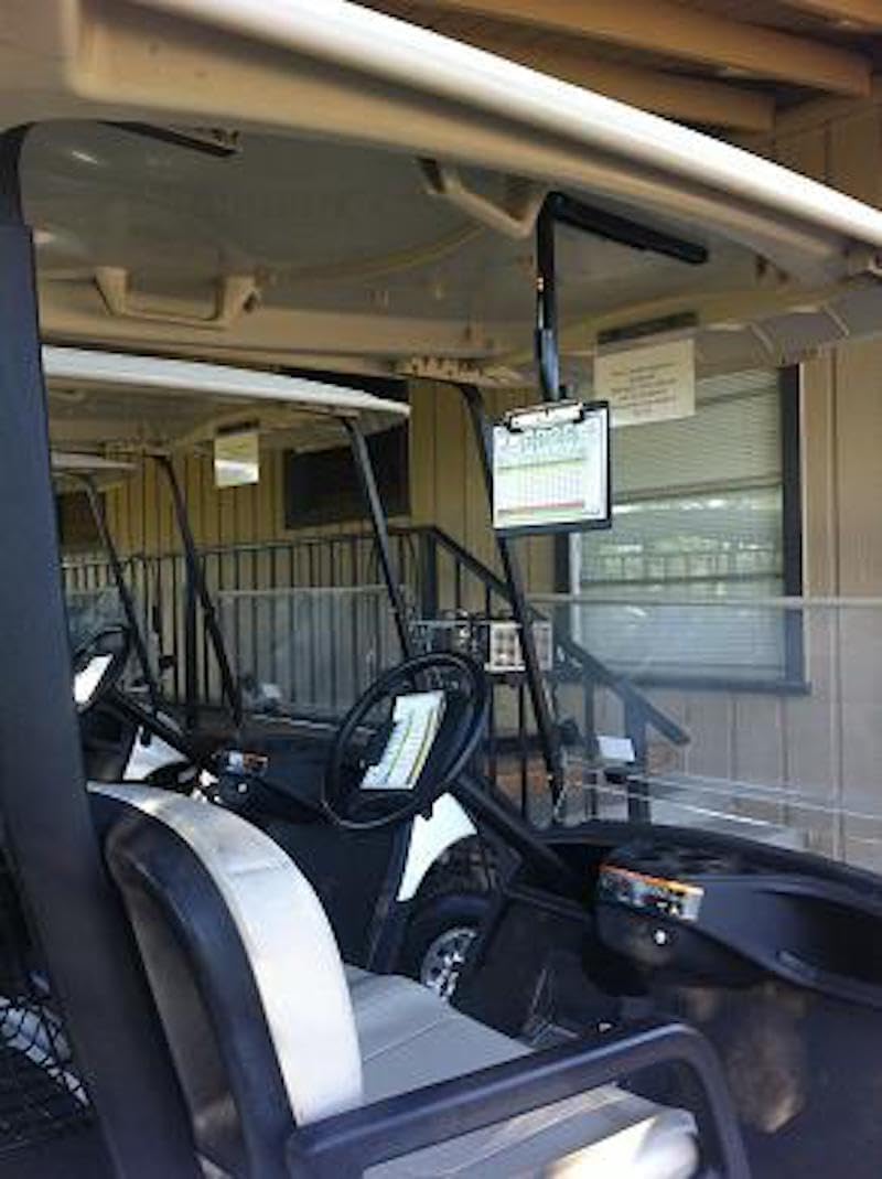 Golf Cart Scorecard Holder