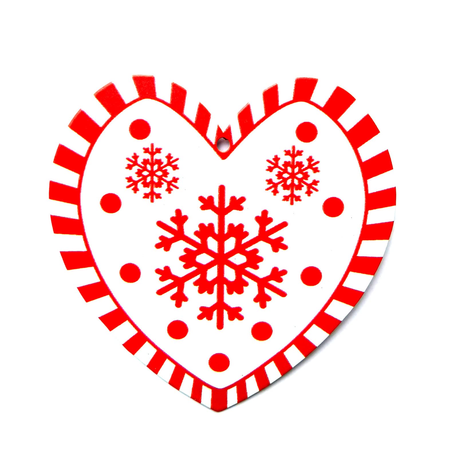 Upgraded Cute Snowflake Ornaments Metal Snow Flakes Ornaments Heart-shaped Snowflake for Winter Christmas Tree 3 Styles for Christmas Tree