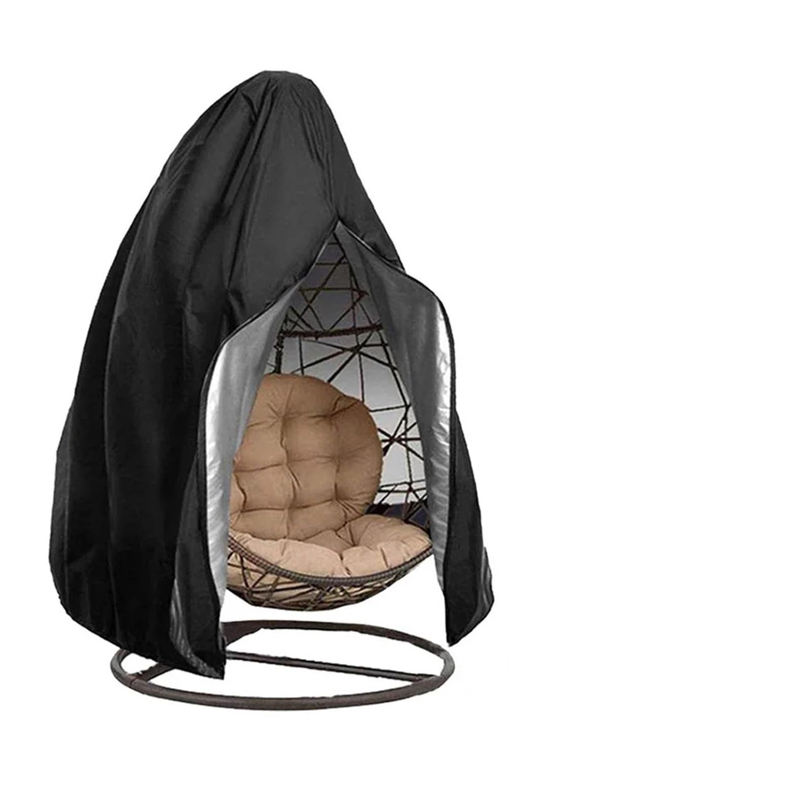 Lsyhhxc Black Egg Chair Cover Patio Hanging Protector