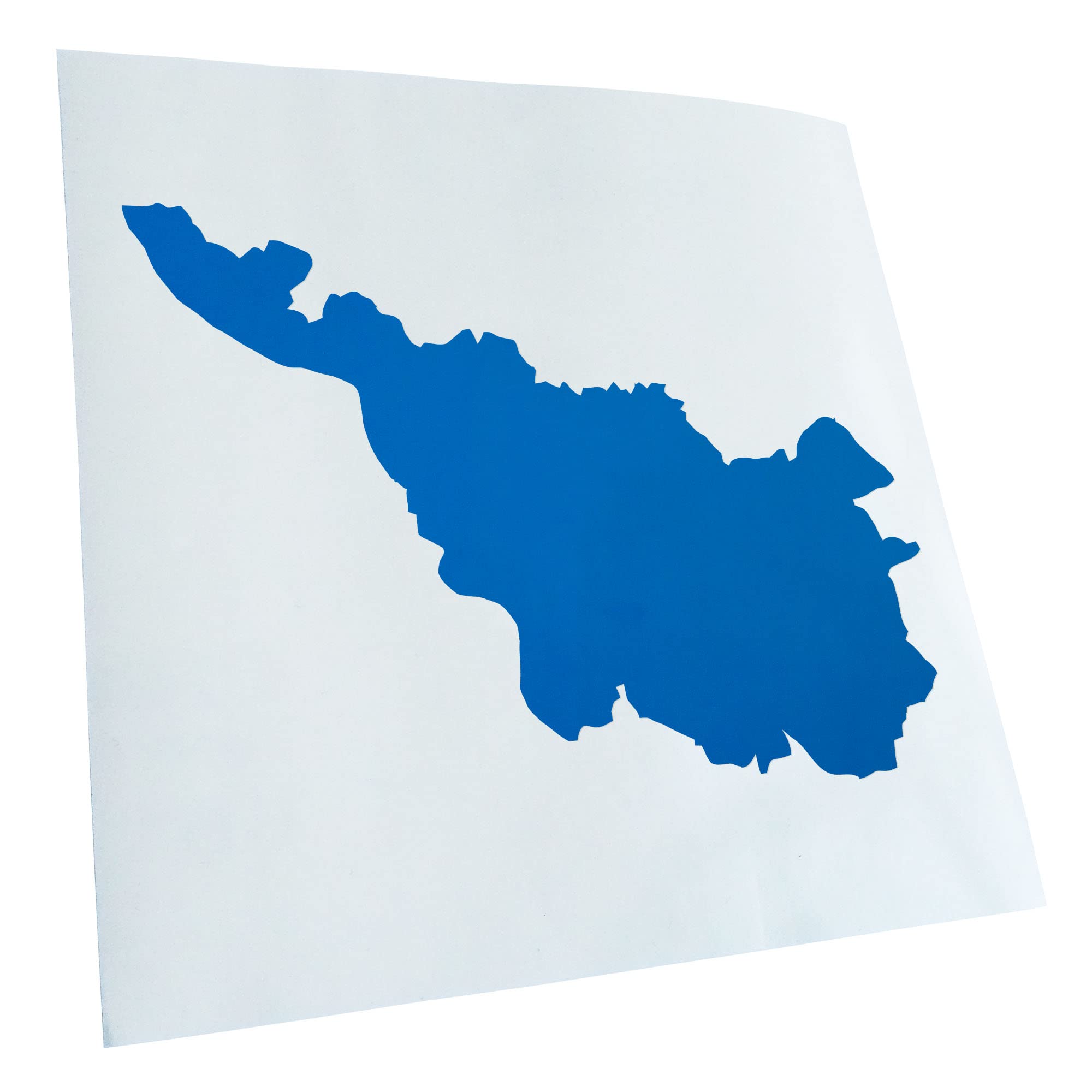 Kiwistar - Car Sticker - Blue - 30 x 21 cm Bremen Germany Silhouette - Rear Window Car Sticker Weatherproof for Car Truck Moped Truck - Sticker Exterior Self-Adhesive Tuning Accessories for Windows