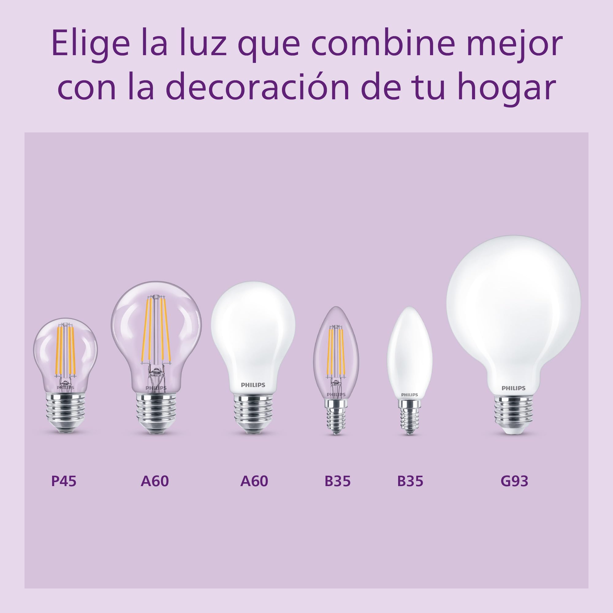 Philips - Bombilla LED Cristal, 200W, E27, Estándar, Mate, Luz Blanca Cálida, No Regulable