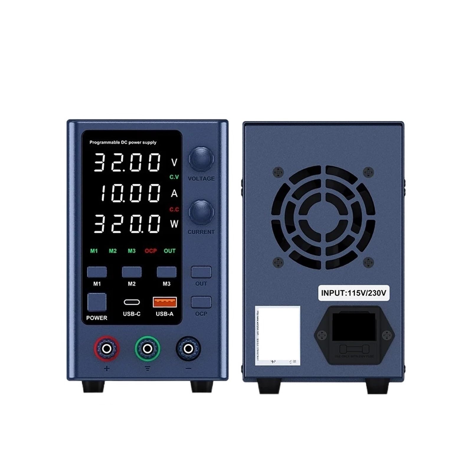 Alimentation de banc réglable 32V 5A EPS3205 avec ports USB-A et Type-C