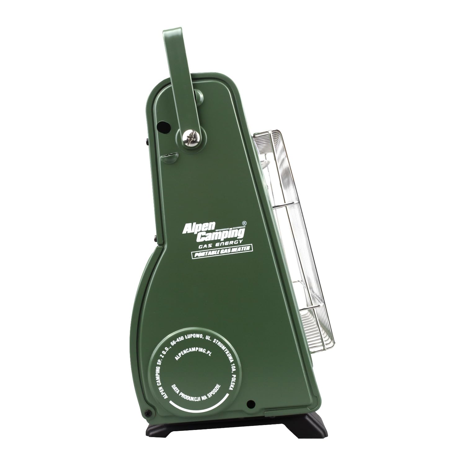 Alpen Camping IK1100 2 w 1 piec gazowy, przenośny grzejnik gazowy + 4 wkłady 400 ml, zużycie gazu 108 g/h, zapłon piezoelektryczny