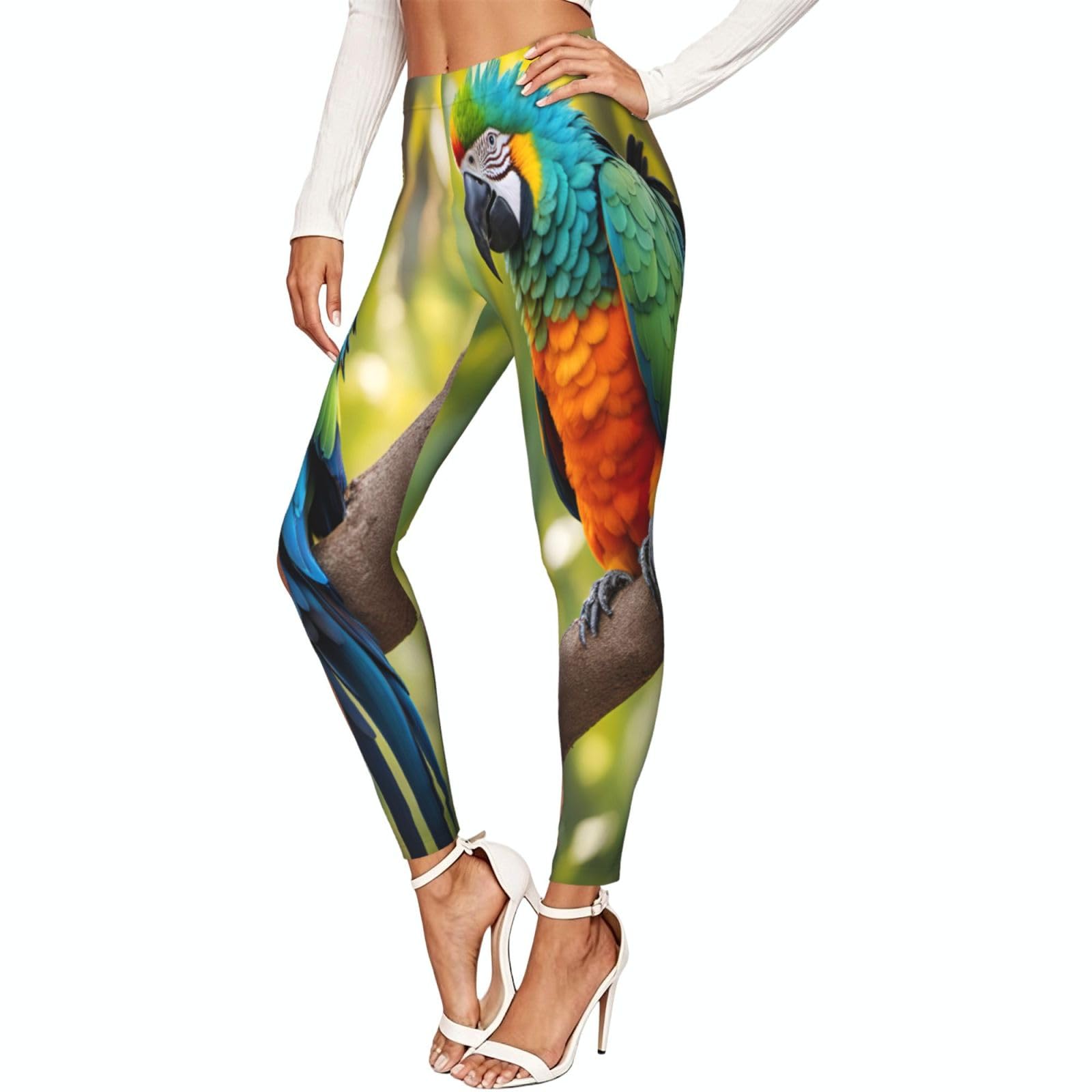 Leggings de plumas de loro: dile adiós a las prendas que clarean 8