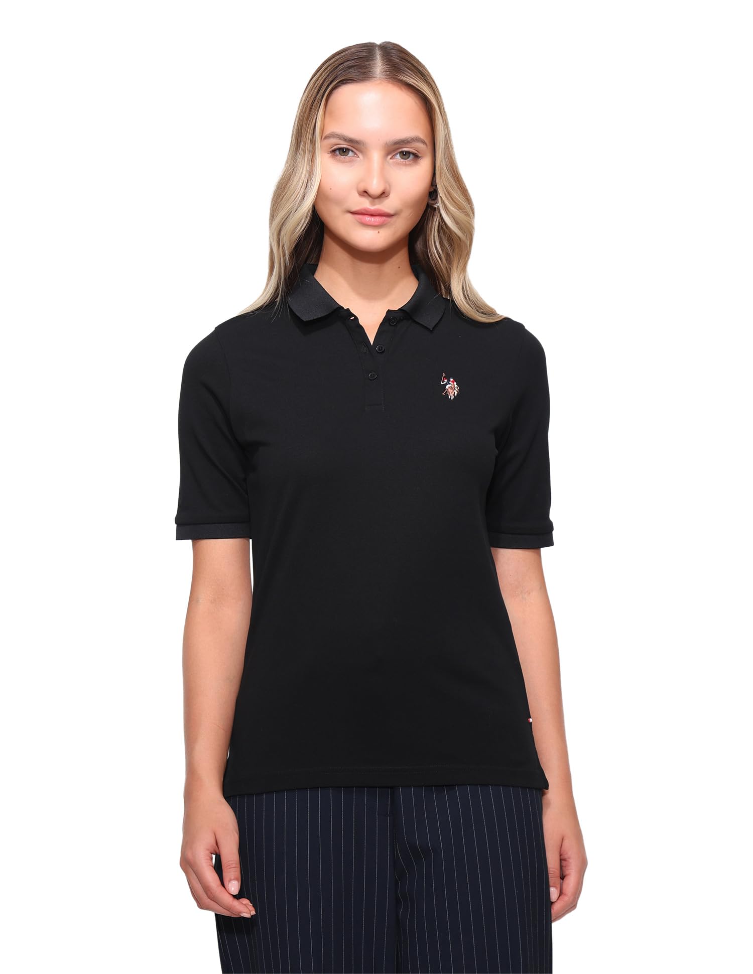 u.s. polo assn. Solid Regular fit Polo Shirt-picture-38