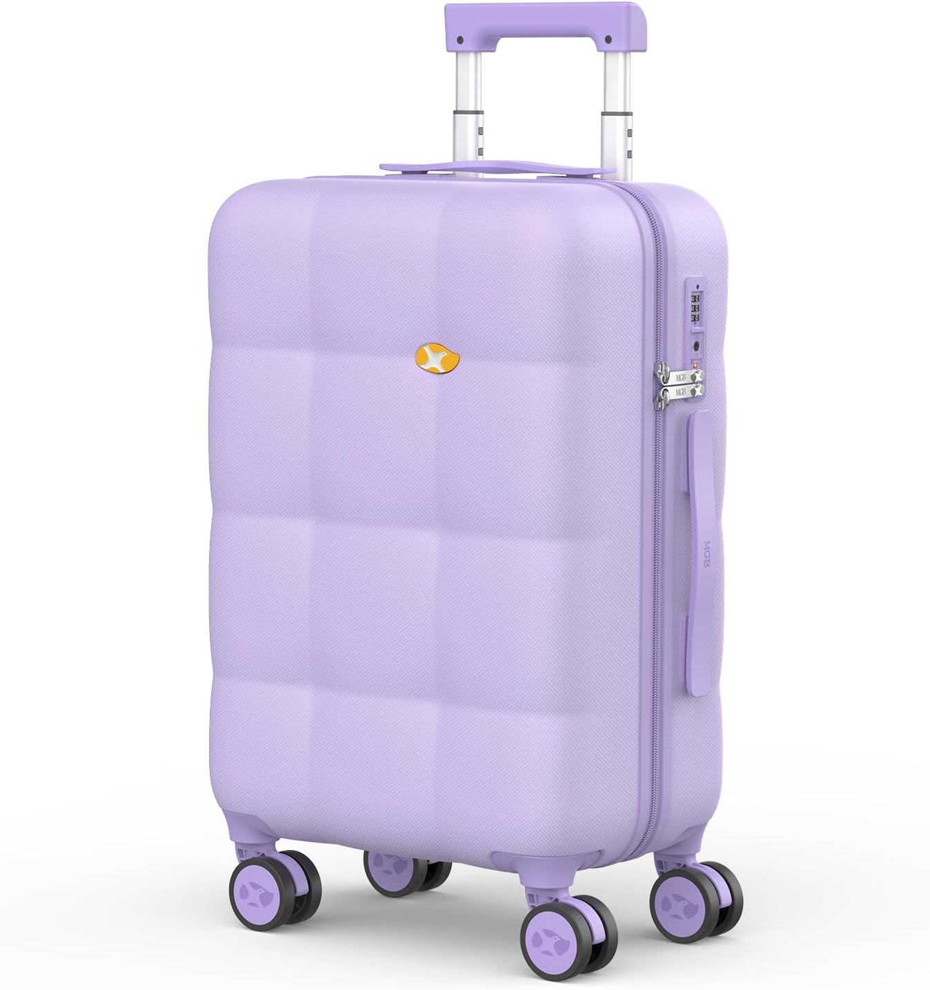 MGB Hardside Checked Luggage with Wheels, Lightweight Durable Large 28 inch Luggage with TSA Lock, PC Hard Shell Suitcase for Travel with 360°Double Spinner Wheels