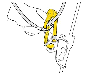 Petzl ROLLCLIP A Pulley Carabiner - Non-Locking (Gate Side Opening)