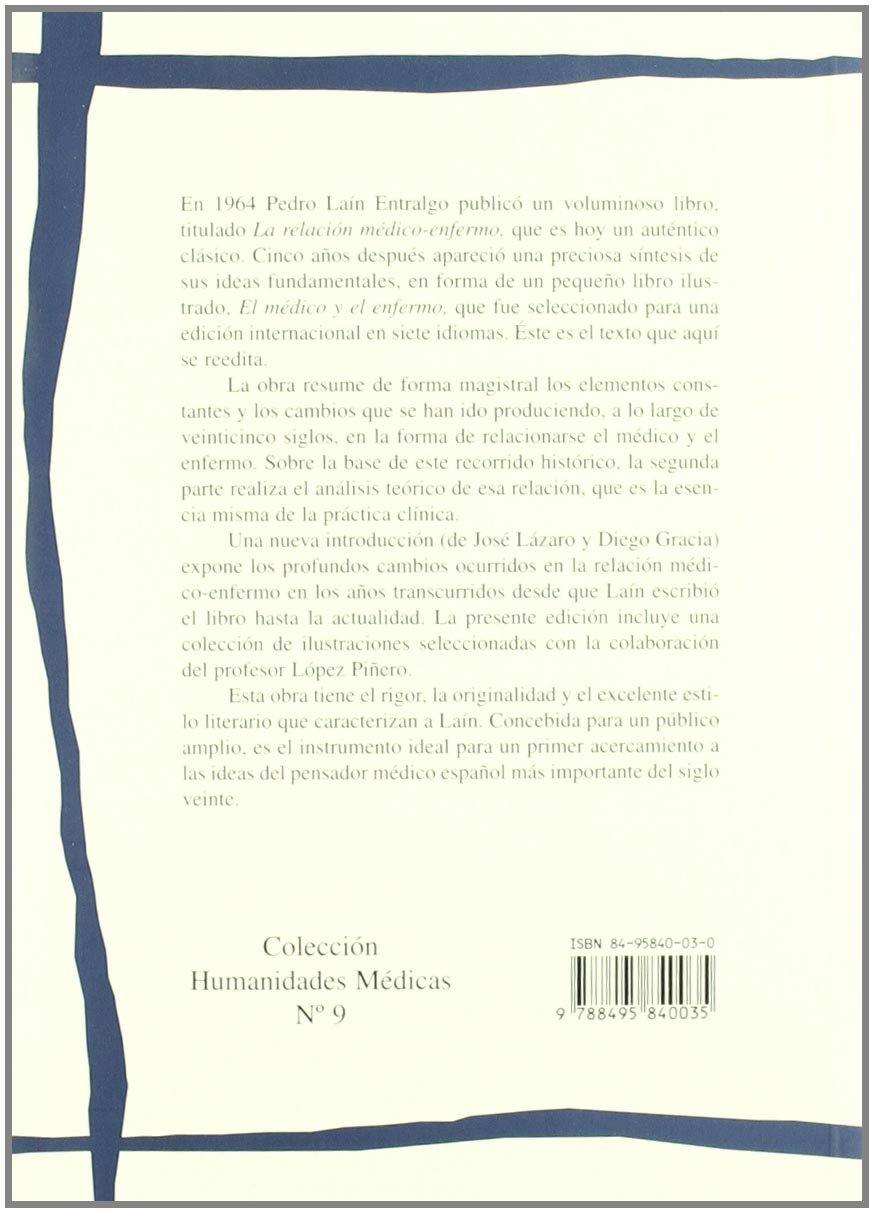 El médico y el enfermo (Humanidades médicas)